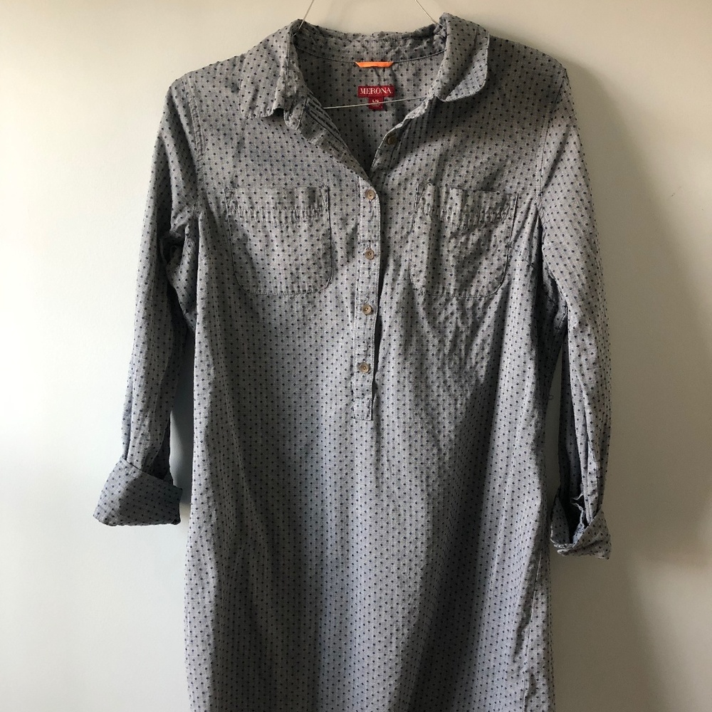 Final Sale: Long Sleeve T Shirt Dress